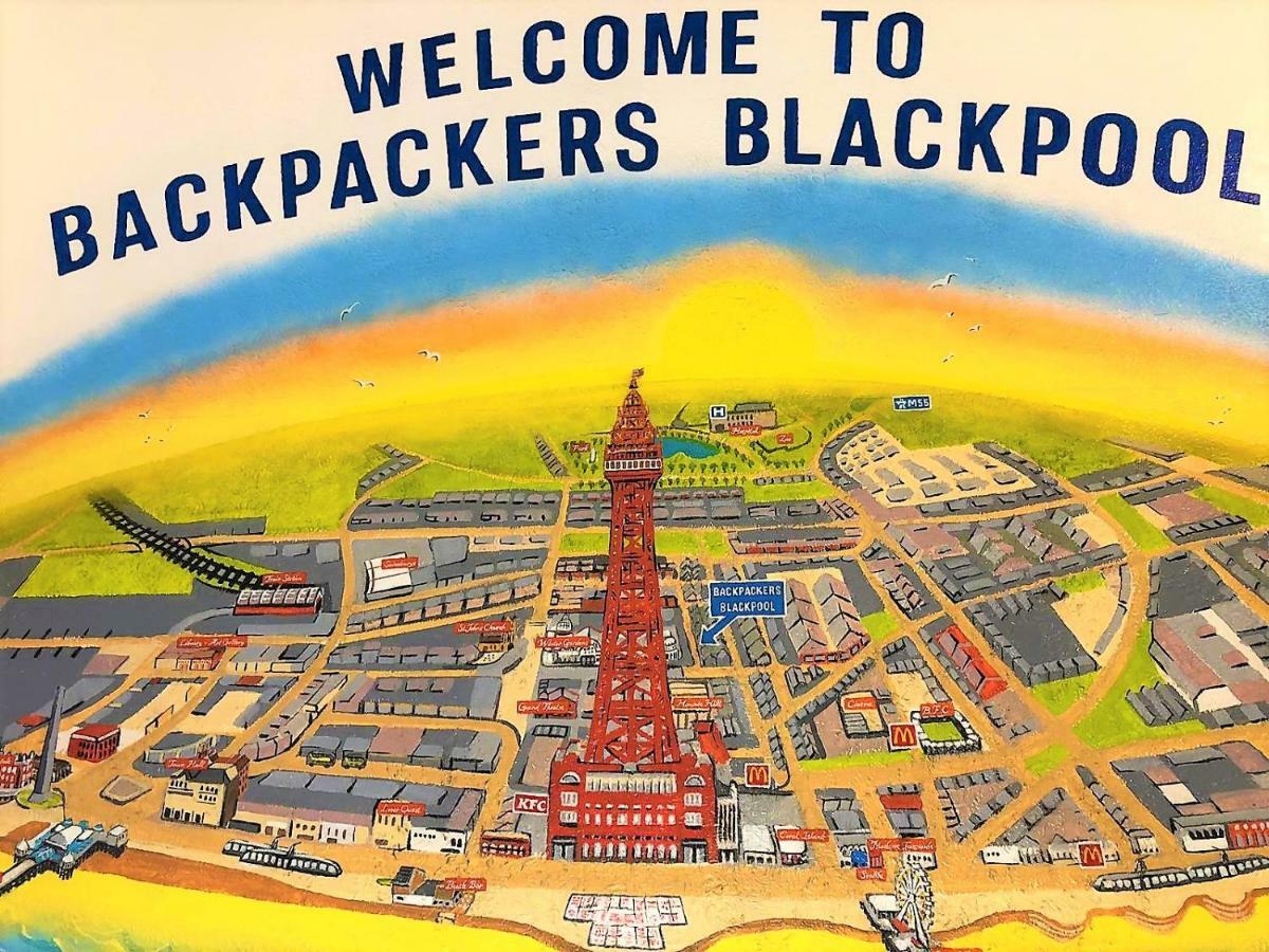 Backpackers Blackpool Hotel & Suites Esterno foto