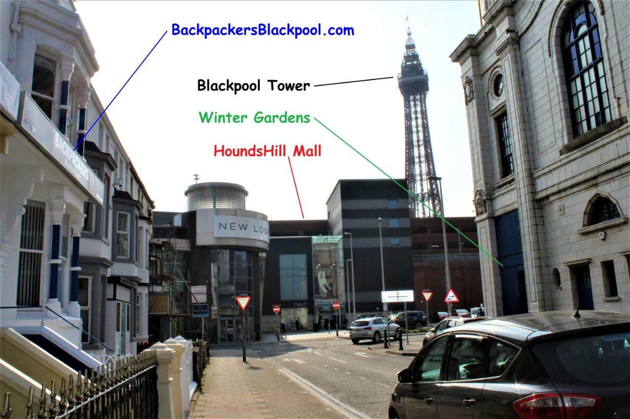 Backpackers Blackpool Hotel & Suites Esterno foto